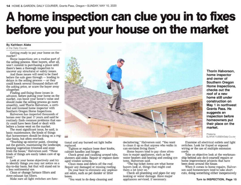 Southern Oregon Home Inspections Home Inspections Southern Oregon